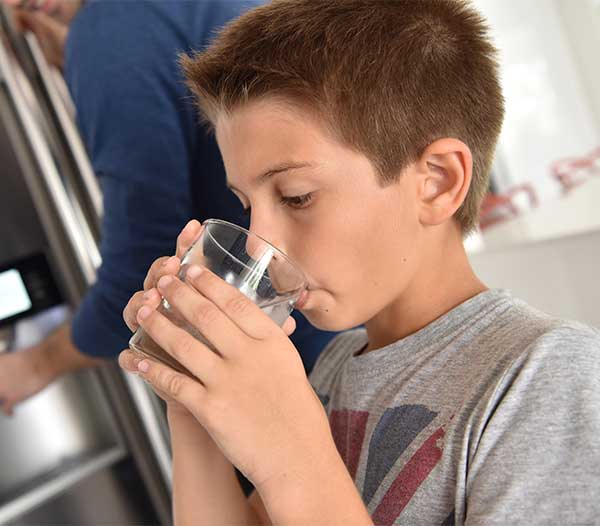 Boy Drinking Clean Water Boy Drinking Clean Water