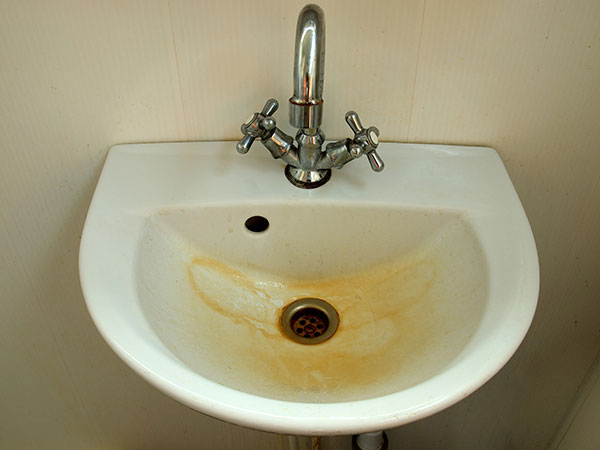 Orange Stains on Sink