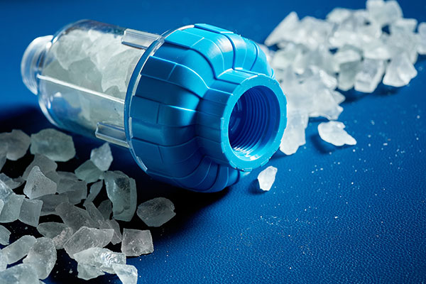 Water Filter With Salt Crystals